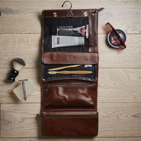 mens toiletry bag myer|men's leather hanging toiletry bag.